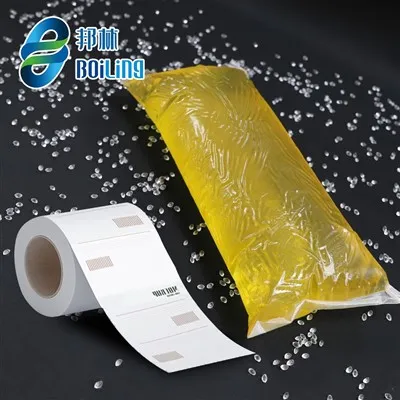 Adhésif pour étiquettes sensibles à la pression